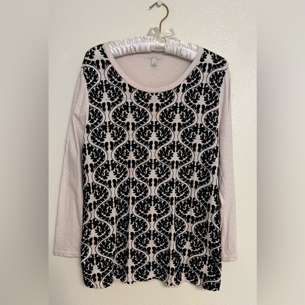 J Crew Womens Long Sleeve T shirt XL